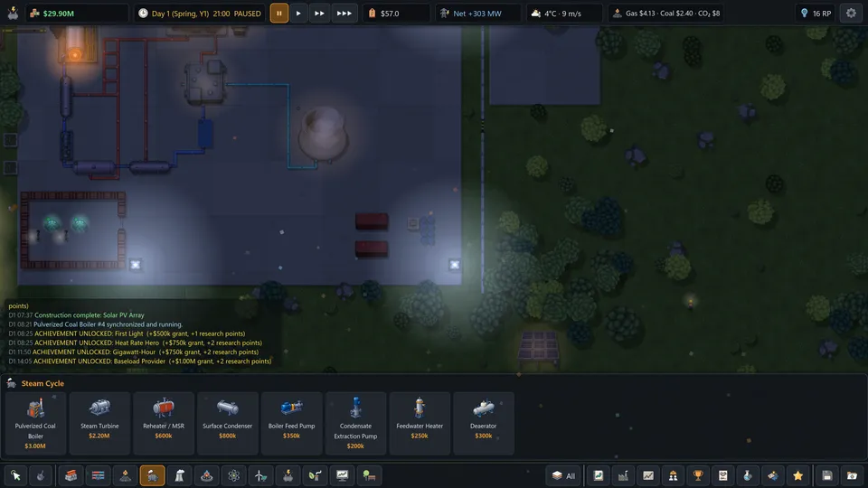 Plant Layout &amp; Foundation Grid